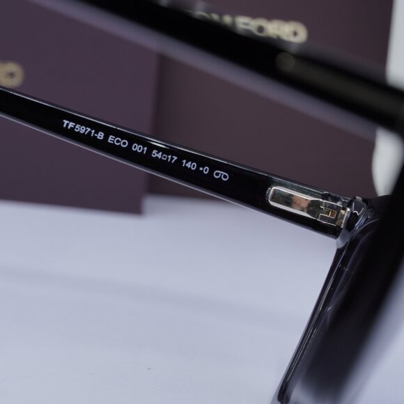 Tom Ford FT5971-B 001 Cat Eye Eyeglasses - Shiny Black 54mm main image 8
